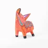 Alebrije Puerquito medium color pink - orange
