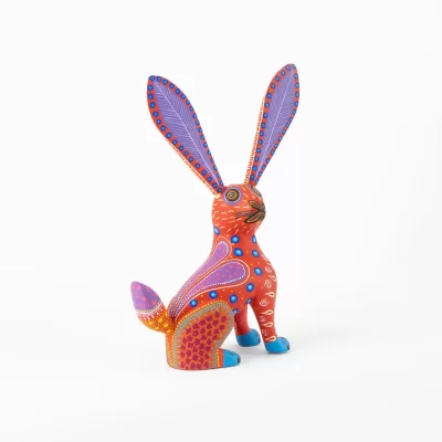 Alebrije Conejo Orejón, color rojo