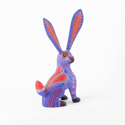 Alebrije Conejo Orejón, color lila