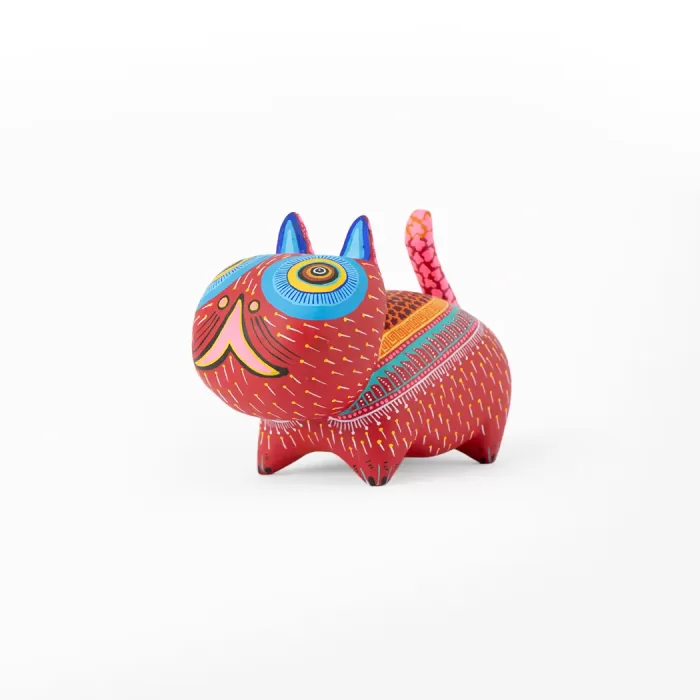 Alebrije Cat ball, color pink