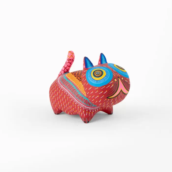 Alebrije Cat ball, color pink
