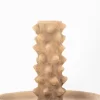 Natural clay candlestick