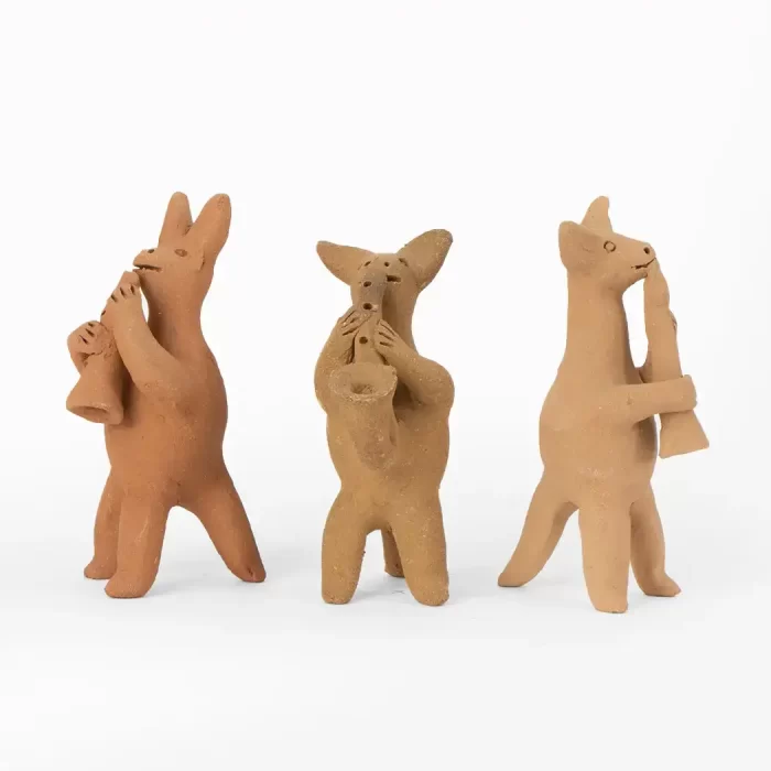 Natural clay musician