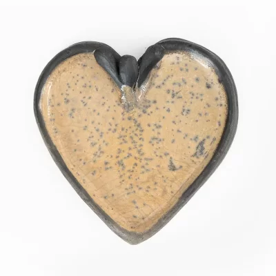 Flat heart jewelry box