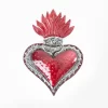 2D tinplate heart 20 cm