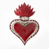 2D tinplate heart 20 cm