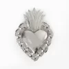 2D tinplate heart 20 cm
