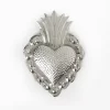 2D tinplate heart 20 cm