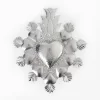 Corazón grande de hojalata