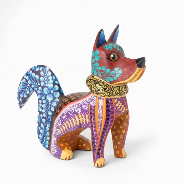 Alebrije chico de Perro con collar