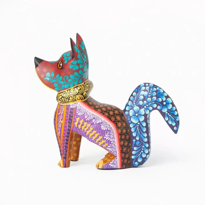 Alebrije chico de Perro con collar