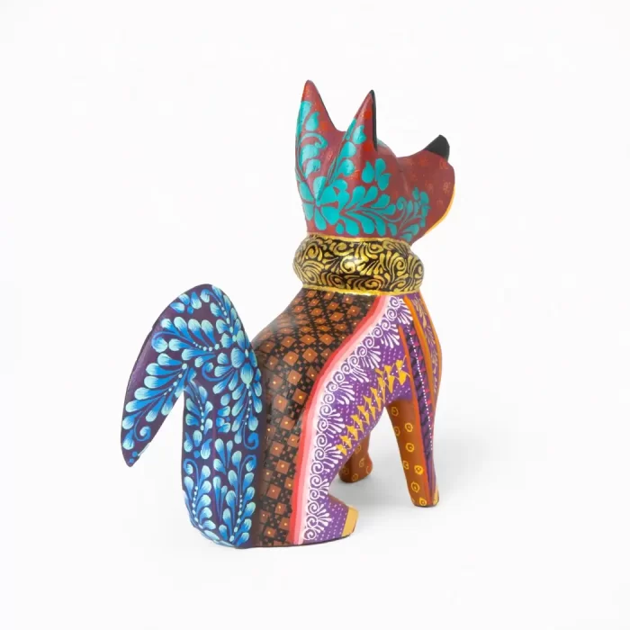Alebrije chico de Perro con collar
