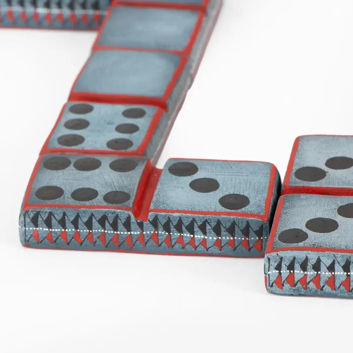 Dominoes Feathered Serpent with alebrije design