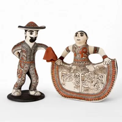 Couple of dancers of Guerrero