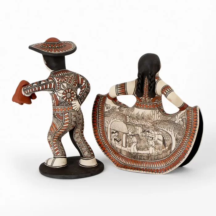 Couple of dancers of Guerrero