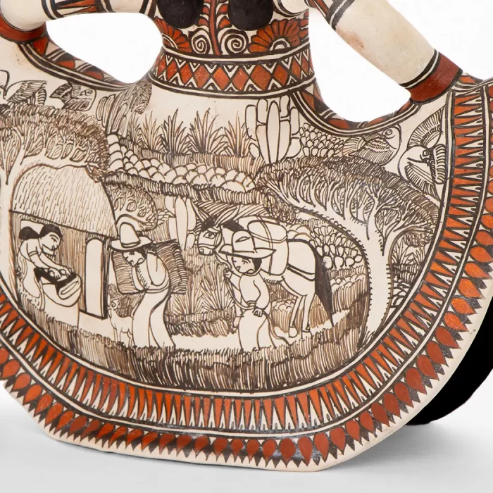 Couple of dancers of Guerrero