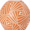 Mata Ortíz tall orange ceramic pot