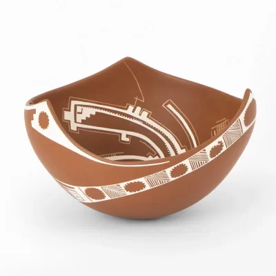 Mata Ortíz ceramic terracotta vase