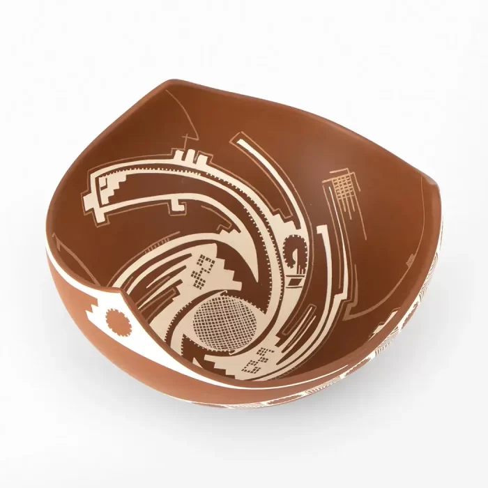 Mata Ortíz ceramic terracotta vase