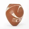 Mata Ortíz tall terracotta ceramic pot