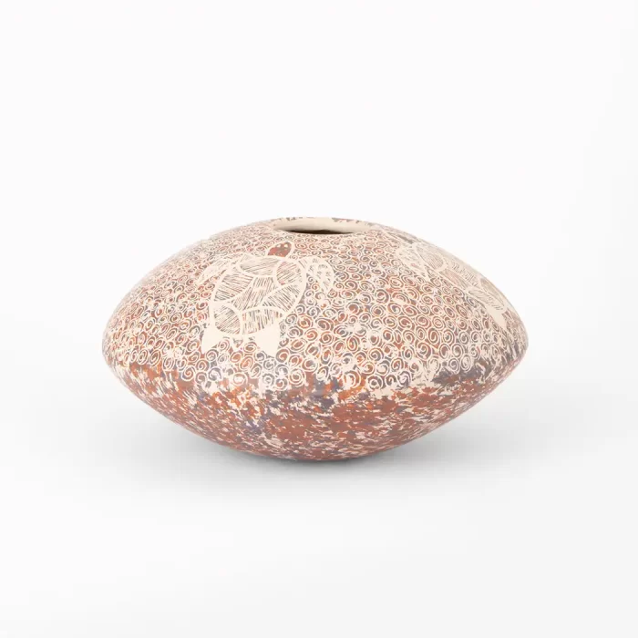 Olla de cerámica Mata Ortiz "Tortuga"