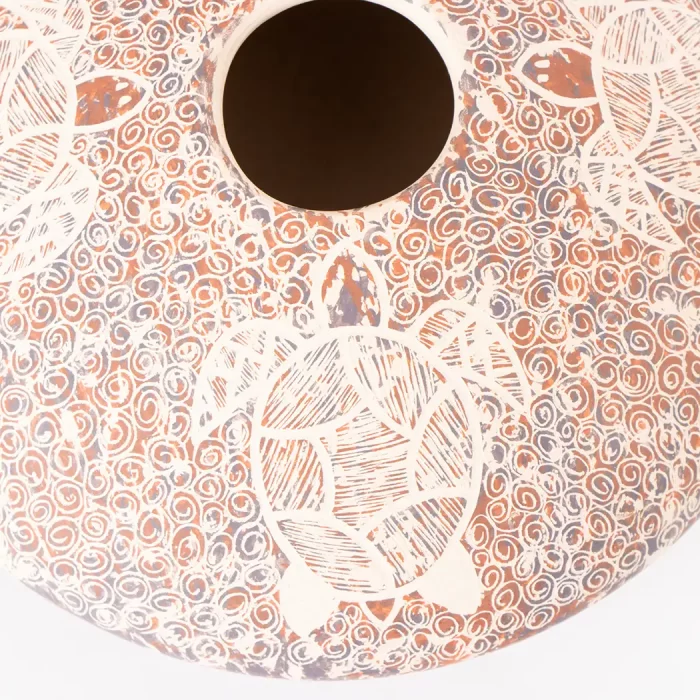 Olla de cerámica Mata Ortiz "Tortuga"