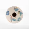 Round pot "Hummingbird with flowers" ceramic Mata Ortíz