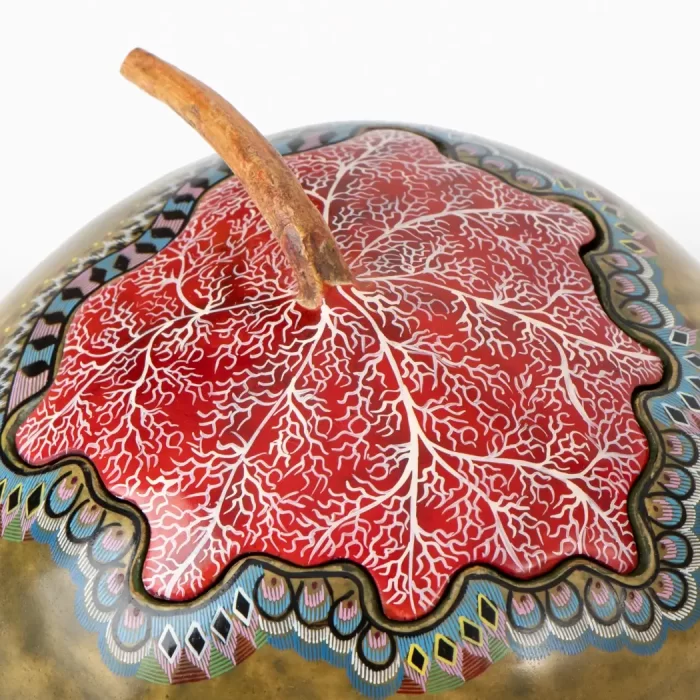 Medium Bule with handmade decoration #85