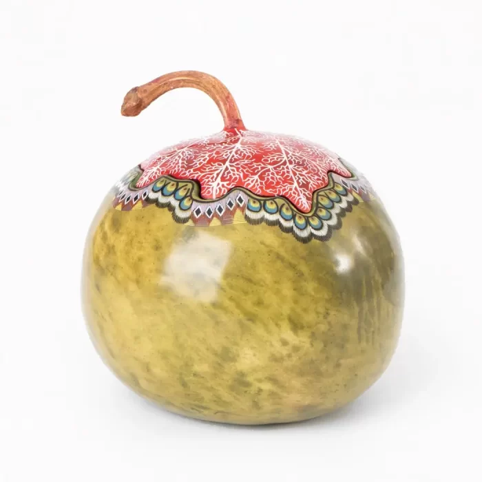 Medium Bule with handmade decoration #85