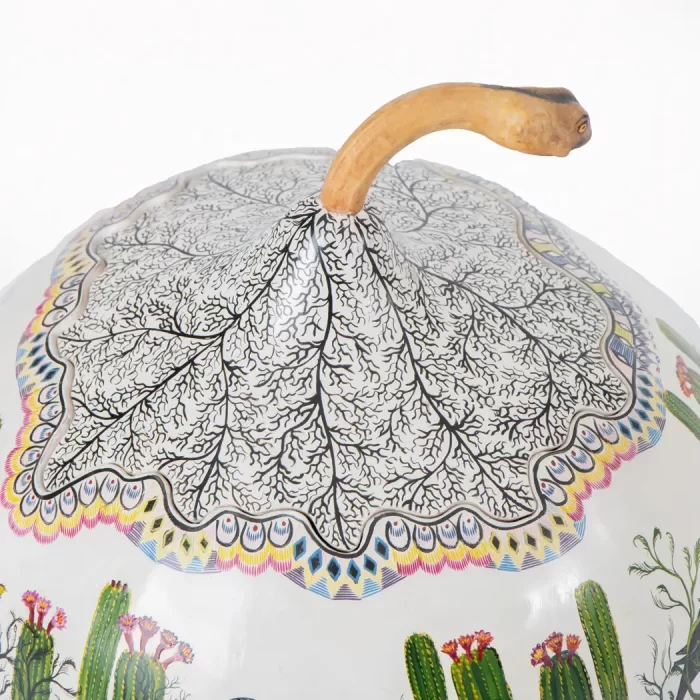 Large Bule with handmade decoration