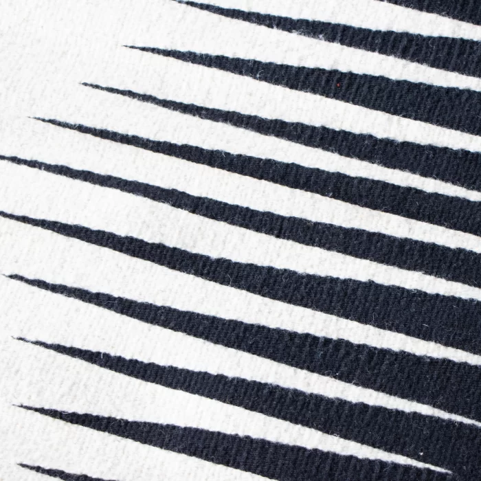 Small black/ecru mat