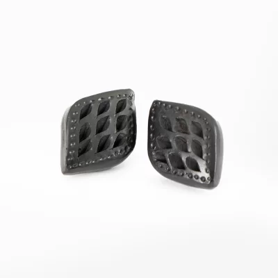 Black clay buckler in different designs