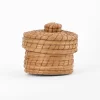 Small ocoxal basket with lid