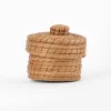 Small ocoxal basket with lid