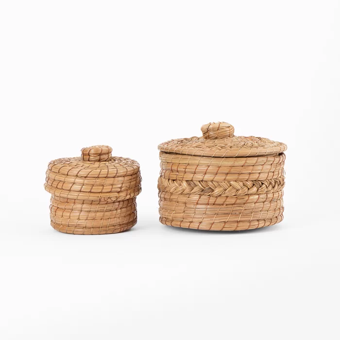 Medium size Ocoxal basket with lid