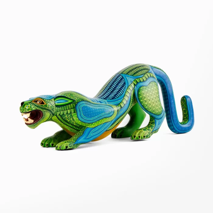 Green Jaguar Alebrije