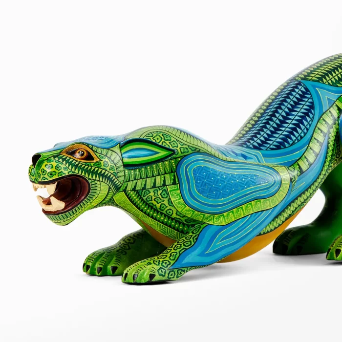 Green Jaguar Alebrije