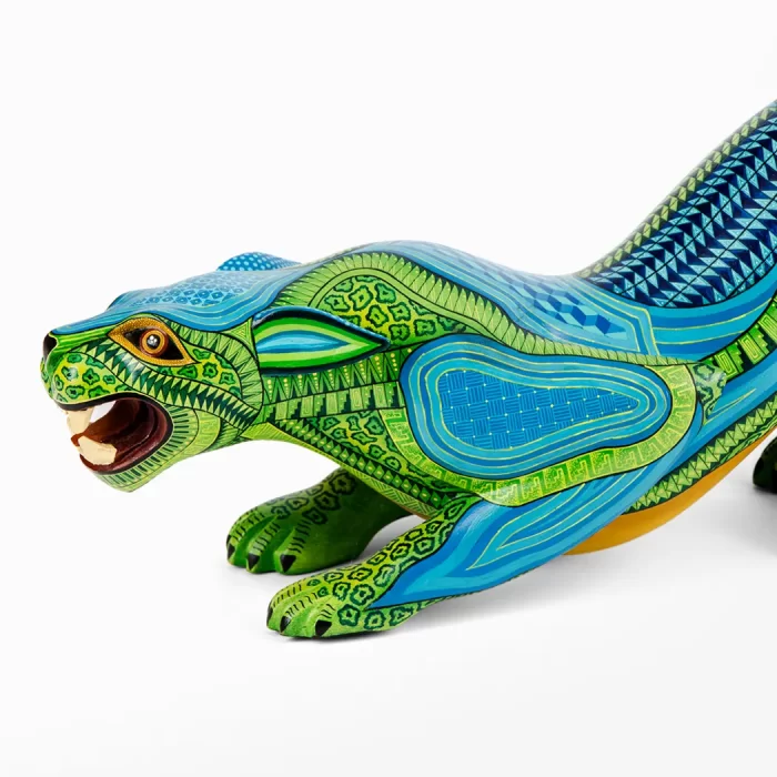 Green Jaguar Alebrije