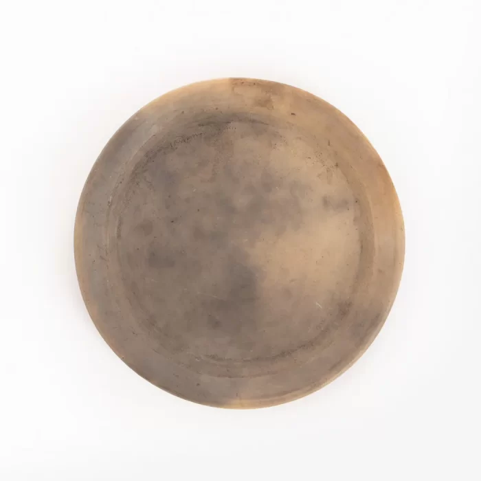 Plato chico de barro natural