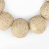 Sisal necklace in natural color