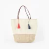 Sisal bag with pompom