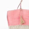 Sisal bag with pompom