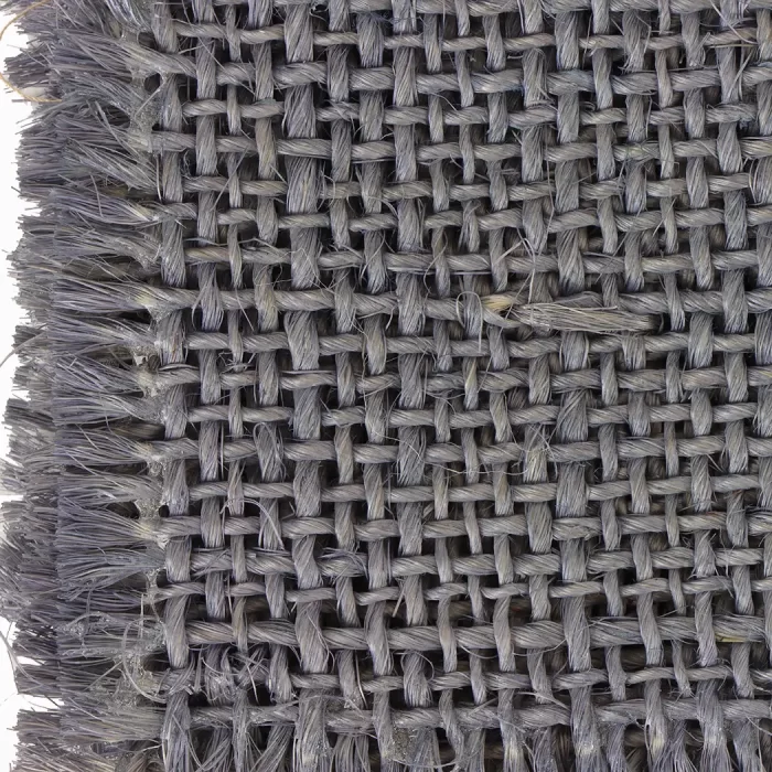 Set of 6 sisal cup holders in blue color