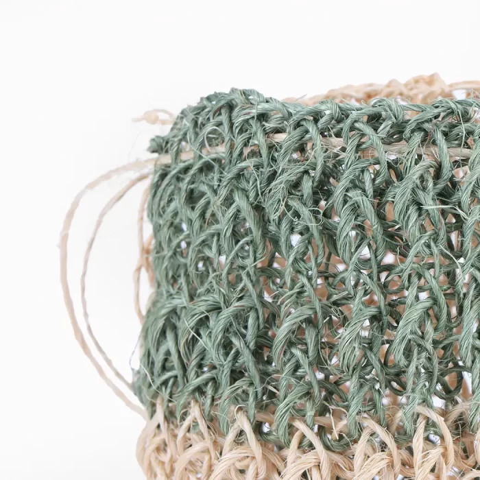 Small sisal sisal soap bag