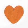 Large Flat Heart of Pastillaje - Handmade Decorative Ornament