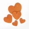 Large Flat Heart of Pastillaje - Handmade Decorative Ornament