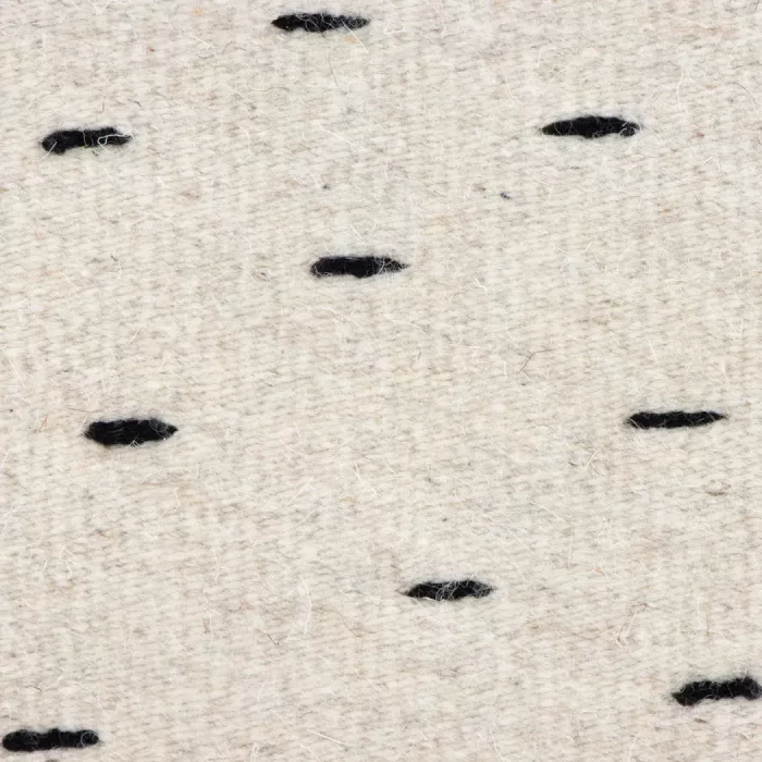 Wool bag with long handle.