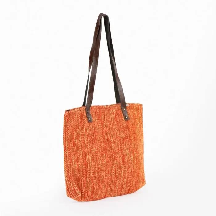 Orange wool bag size G