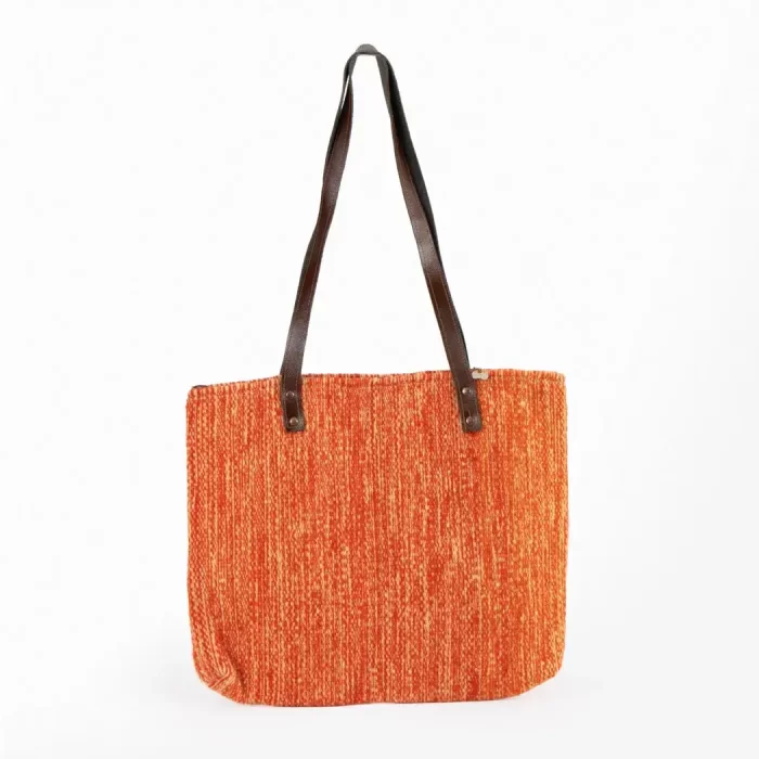 Orange wool bag size G