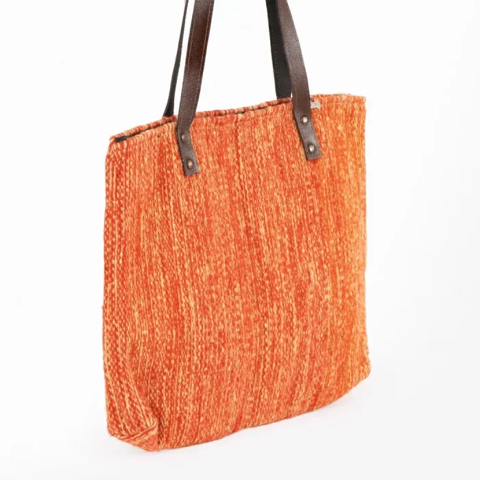 Orange wool bag size G